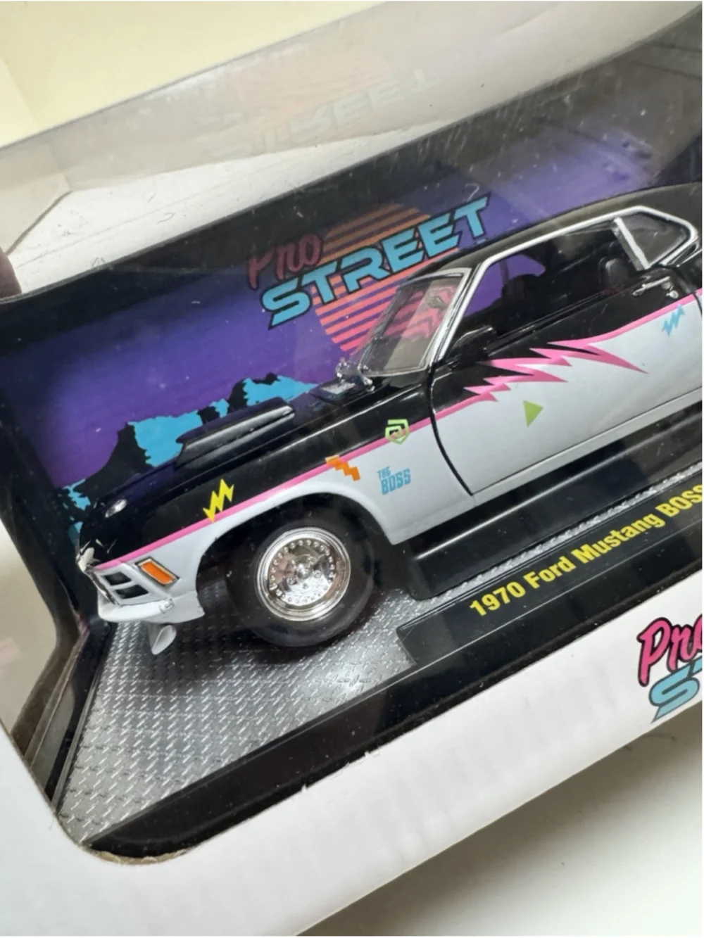 2024 M2 Machines 1:24 1970 Ford Mustang BOSS 429 Pro Street R124 Diecast Car